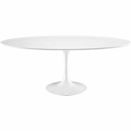 PRIMEWIR Lippa Dining Table, White - 78 in. EEI-1657-WHI